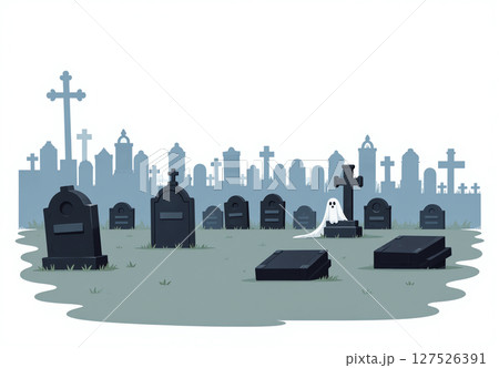 霧に包まれたお化けの休日 霧に包まれたお化けの休日 127526391