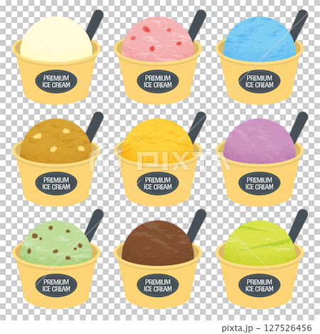 冰淇淋9種口味套裝 冰淇淋9種口味套裝 127526456