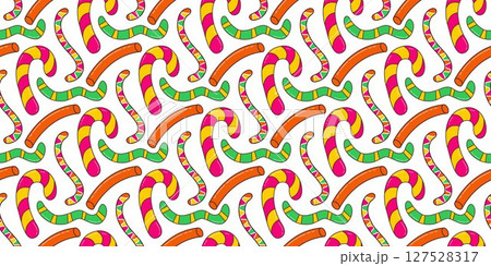 Loose candies and marmalade on white background 127528317