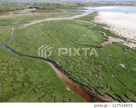 Islay island is located off Scotland west coast featuring wetlands and calm seas. Numerous migratory birds can be observed making it a haven for nature enthusiasts. 127528655