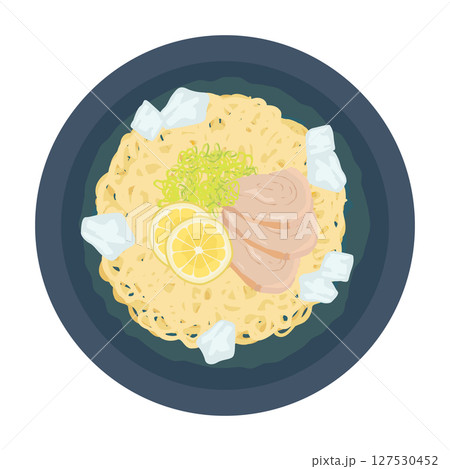 冷やしラーメンのイラスト 127530452