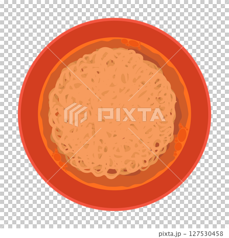 Illustration of bag noodles 127530458