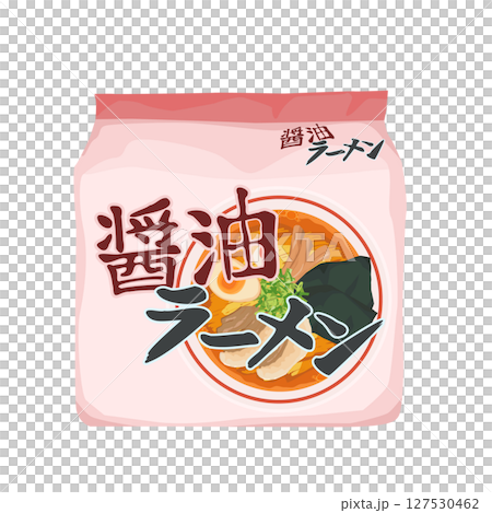 5包醬油拉麵的插圖 127530462