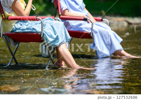 夏のアウトドアのイメージ 127532686