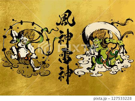 風神雷神(金背景) 風神雷神(金背景) 127533228