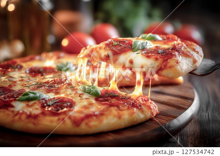マルゲリータピザ、イタリアン マルゲリータピザ、イタリアン 127534742