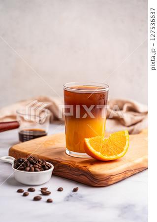 Coffee with orange juice (bumble) Coffee with orange juice (bumble) 127536637