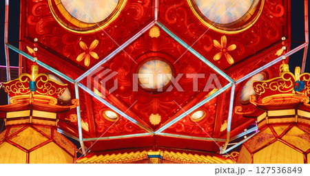 Beijing, China. Palace Lantern Reunion. On Chinese Lantern Festi 127536849