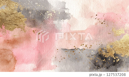 水彩背景テクスチャ 水彩背景テクスチャ 127537208