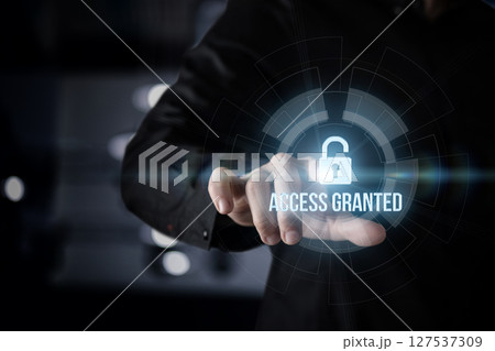 Unlocking a secure digital access point Unlocking a secure digital access point 127537309