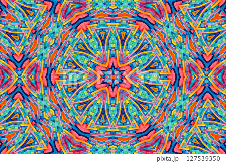 Background with bright colorful abstract pattern 127539350