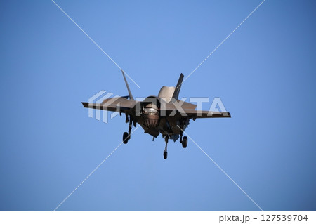 ホバリングするステルス戦闘機 127539704