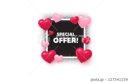 Special offer photo frame banner. Square...のイラスト素材 [127541159] - PIXTA