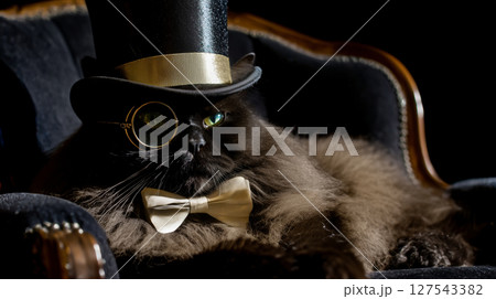 紳士的な猫 127543382