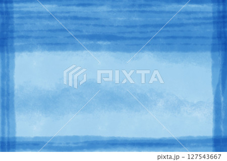 イラスト素材: 水色のグラデーションスライド（斑） 127543667