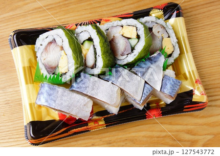 鯖寿司 鯖巻寿司 鯖寿司 鯖巻寿司 127543772