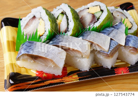 鯖寿司　鯖巻寿司 127543774