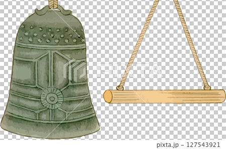 Kabuki props of hanging bells 127543921