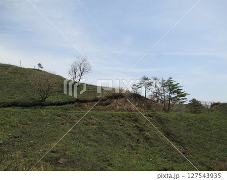 熊本県南阿蘇村、春の草原の風景 127543935