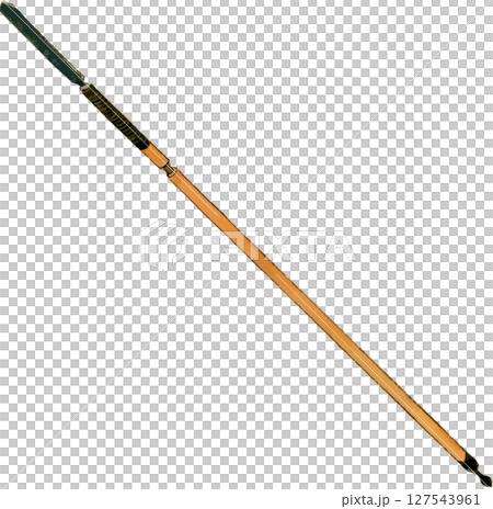 Kabuki props material of a spear that breaks in two 127543961