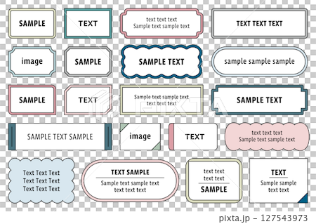 Simple label frame retro vector stylish simple line drawing frame decorative frame title decoration Simple label frame retro vector stylish simple line drawing frame decorative frame title decoration 127543973