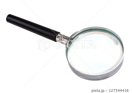 magnifying glass isolated on white 127544416