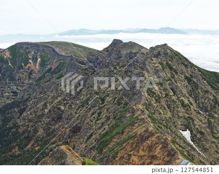 6月の赤岳から観る横岳と浅間山（20250612083838） 127544851