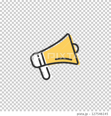 メガホンで告知や呼びかけを表すマーケティング向けベクターアイコン(宣伝・お知らせ・拡散) メガホンで告知や呼びかけを表すマーケティング向けベクターアイコン(宣伝・お知らせ・拡散) 127546145