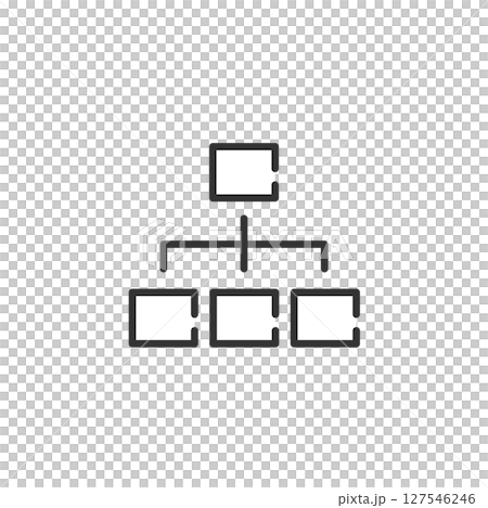 組織図やサイトマップのベクターアイコン (ビジネス・構造) 組織図やサイトマップのベクターアイコン (ビジネス・構造) 127546246