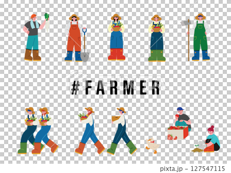 People working on farms 127547115