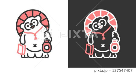信楽焼の狸のアイコン 信楽焼の狸のアイコン 127547407