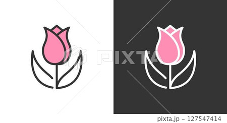 チューリップの花アイコン チューリップの花アイコン 127547414