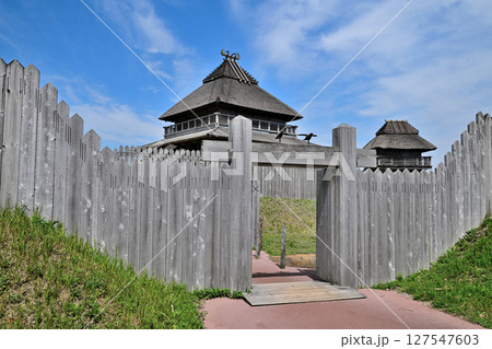 吉野ヶ里遺跡　集落の様子 127547603