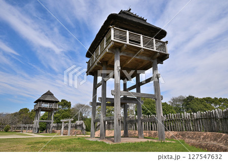吉野ヶ里遺跡　集落の様子 127547632