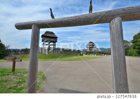 吉野ヶ里遺跡　集落の様子 127547638