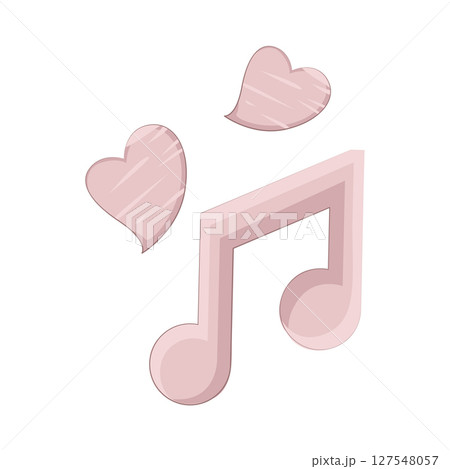 Illustration of Love Music 127548057