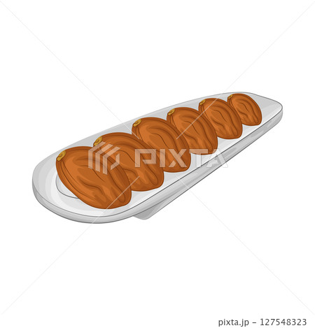 Illustration of Date Fruit 127548323