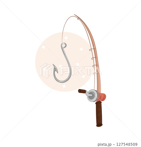 Illustration of Fishing Hook Illustration of Fishing Hook 127548509