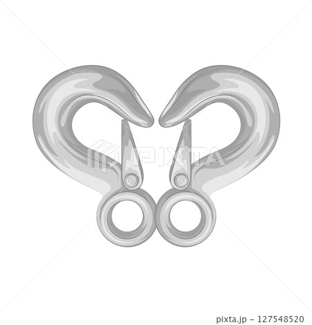 Illustration of Fishing Hook Illustration of Fishing Hook 127548520