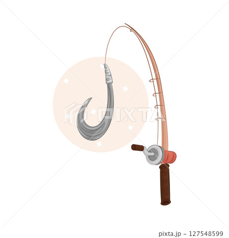 Illustration of Fishing Hook 127548599