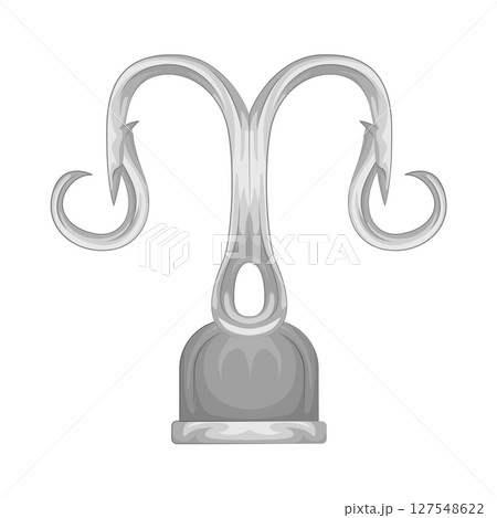 Illustration of Fishing Hook 127548622