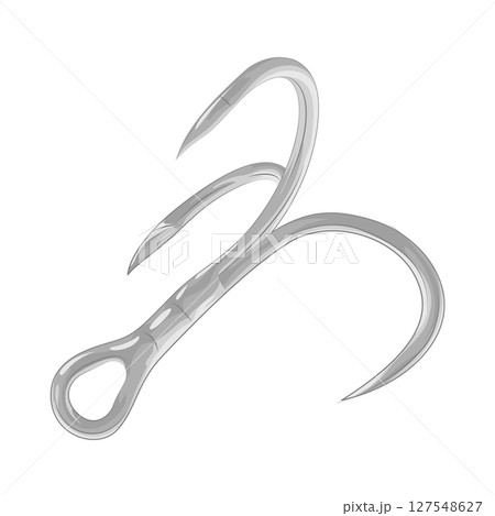 Illustration of Fishing Hook Illustration of Fishing Hook 127548627