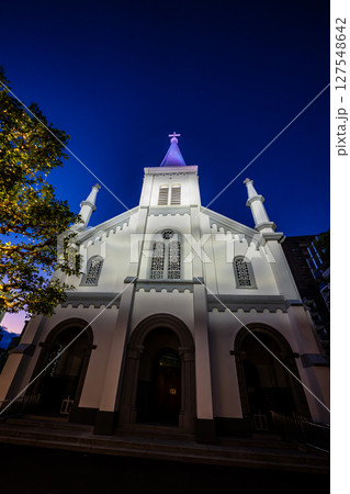 中町教会の夕景【長崎市】 中町教会の夕景【長崎市】 127548642