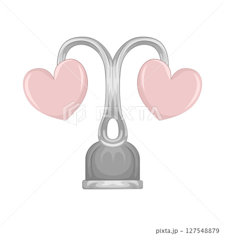 Illustration of Heart on hook 127548879