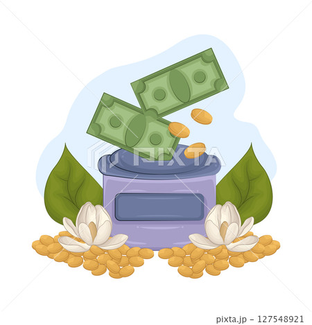 Illustration of Infaq Illustration of Infaq 127548921