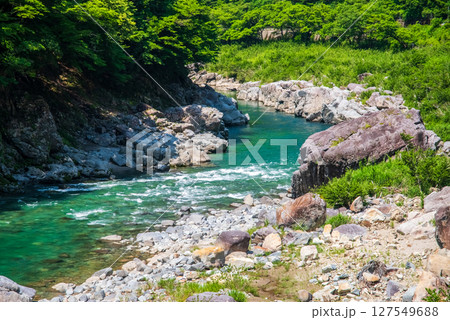 中山七里【岐阜県飛騨川沿いの絶景】 中山七里【岐阜県飛騨川沿いの絶景】 127549688