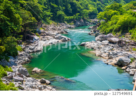 中山七里【岐阜県飛騨川沿いの絶景】 127549691
