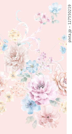 Diverse Floral Pattern Collection for Creative Design 127550219