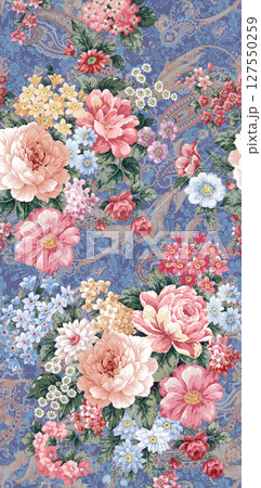 Diverse Floral Pattern Collection for Creative Design Diverse Floral Pattern Collection for Creative Design 127550259