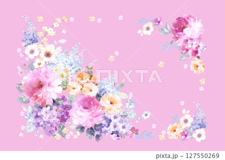 Diverse Floral Pattern Collection for Creative Design 127550269